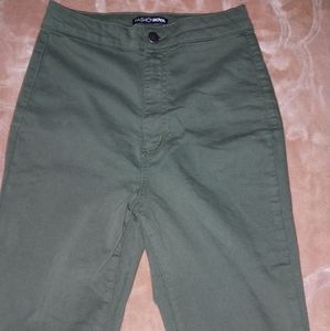 Green pants
